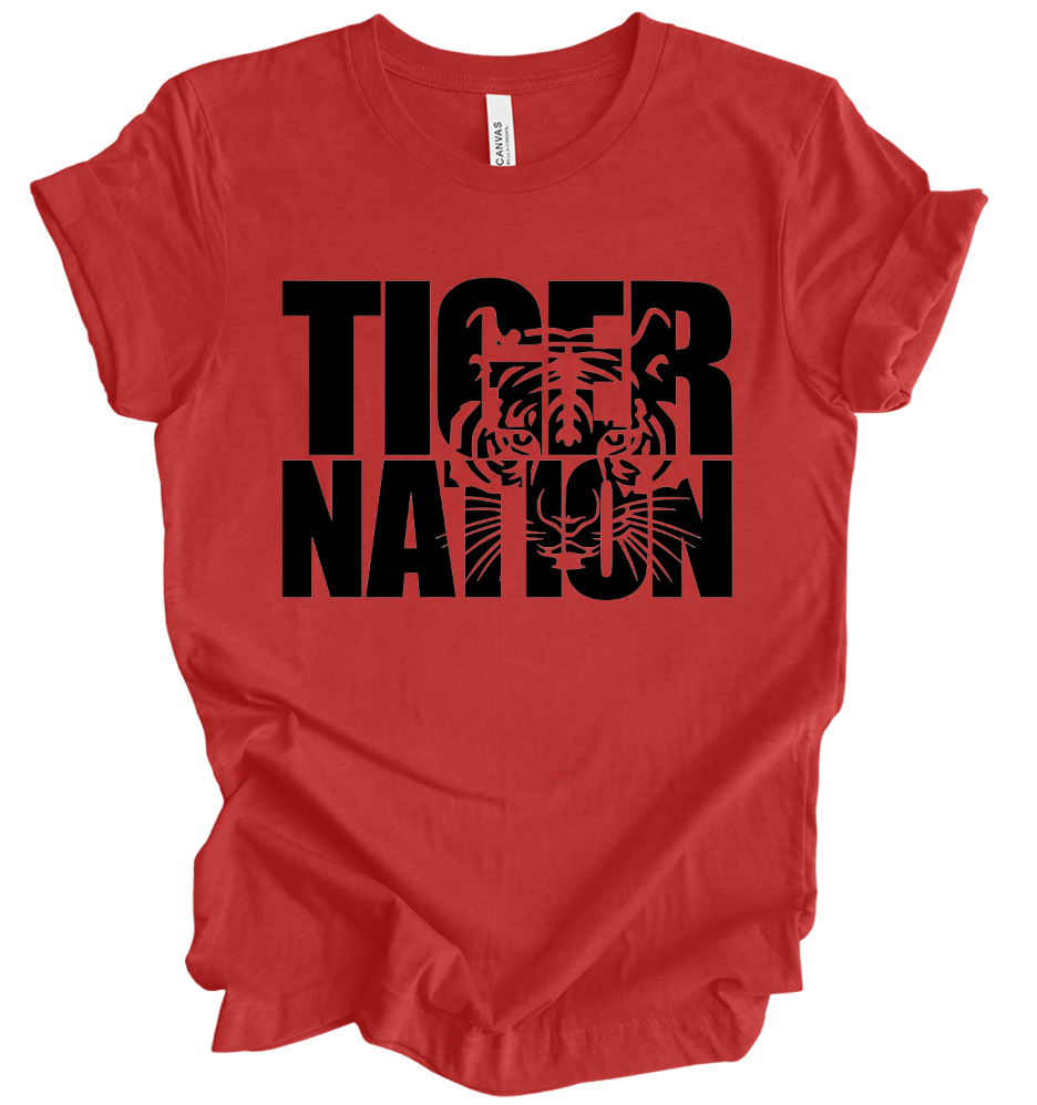 T-shirt Tigre Style Tatouage Coréen – Design Artistique Pop, Coupe Classique, Manches Courtes
