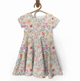 Watercolor Dahlia Twirl Top