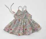 Watercolor Dahlia Mila Top