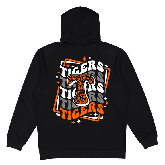 Tiger Paw Heart Full Zip Hoodie