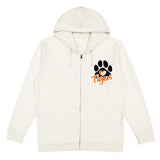 Tiger Paw Heart Full Zip Hoodie