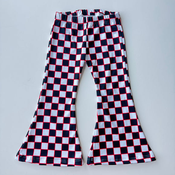 Red/Black Checkered Flares
