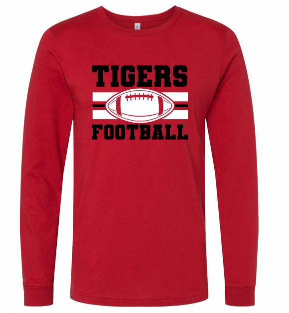 Tigers Football Long Sleeve T-Shirt