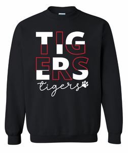 Tigers Block Crewneck