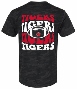 Camo Tiger Football T-Shirt