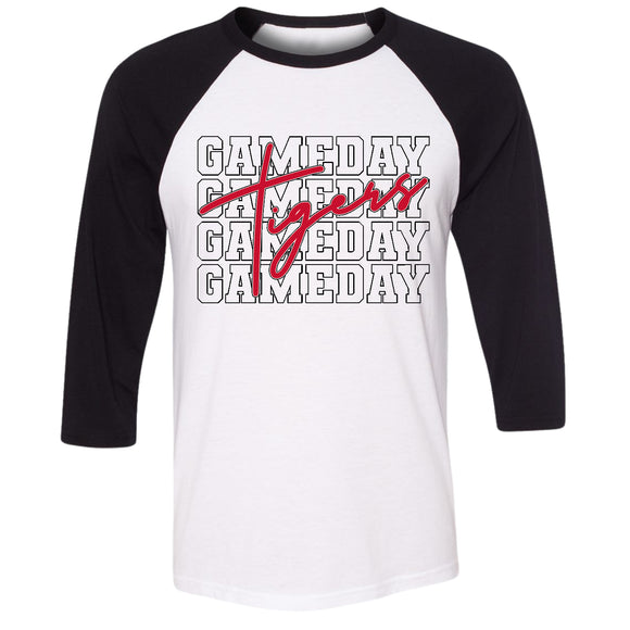 Tigers Game Day Baseball Tee