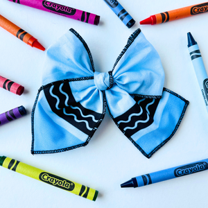 Blue Crayon Poppy