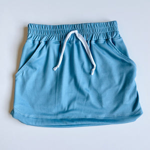 Kid's Blue Midi Skirt