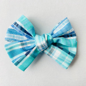 Blue Plaid Piggie